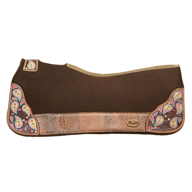 Tough1 Hand Painted Felt Paisley Saddle Pad