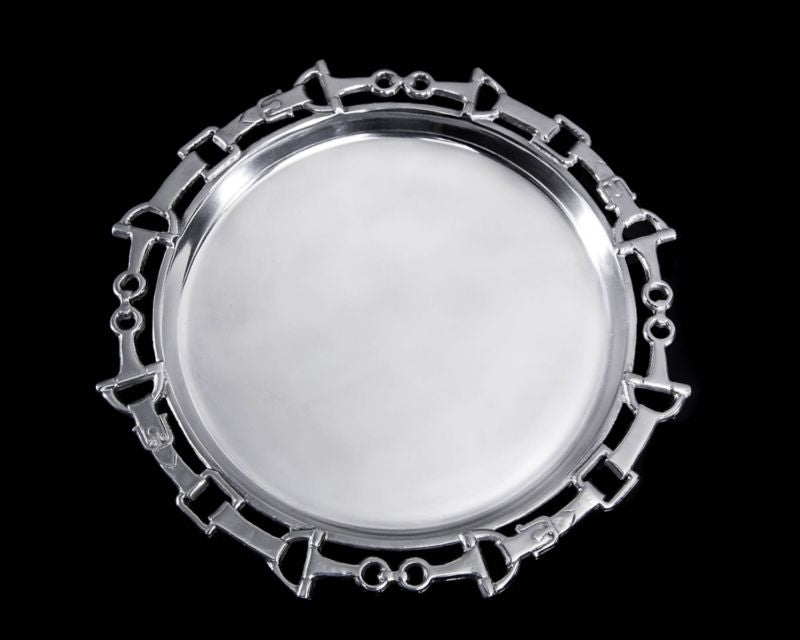 Arthur Court Equestrian 12 Inch Round Tray