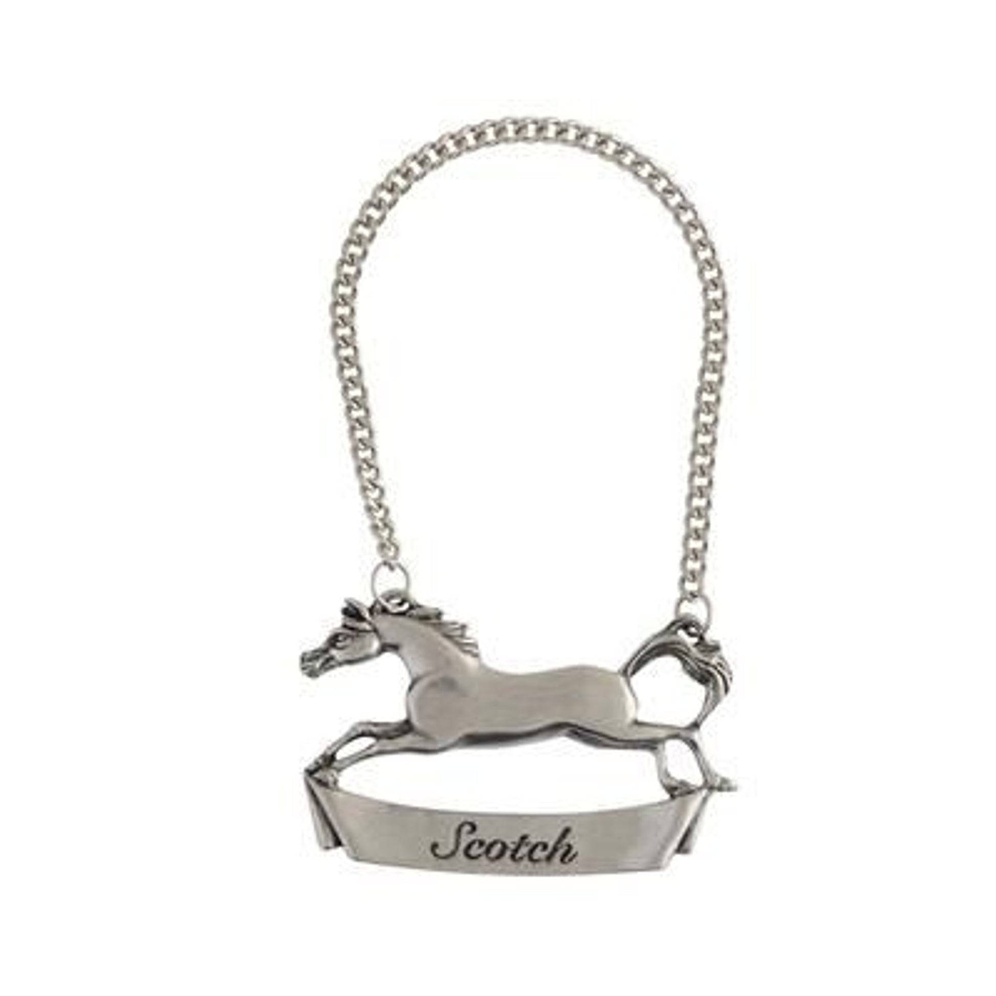 Vagabond House Scotch Horse Stride Decanter Tag