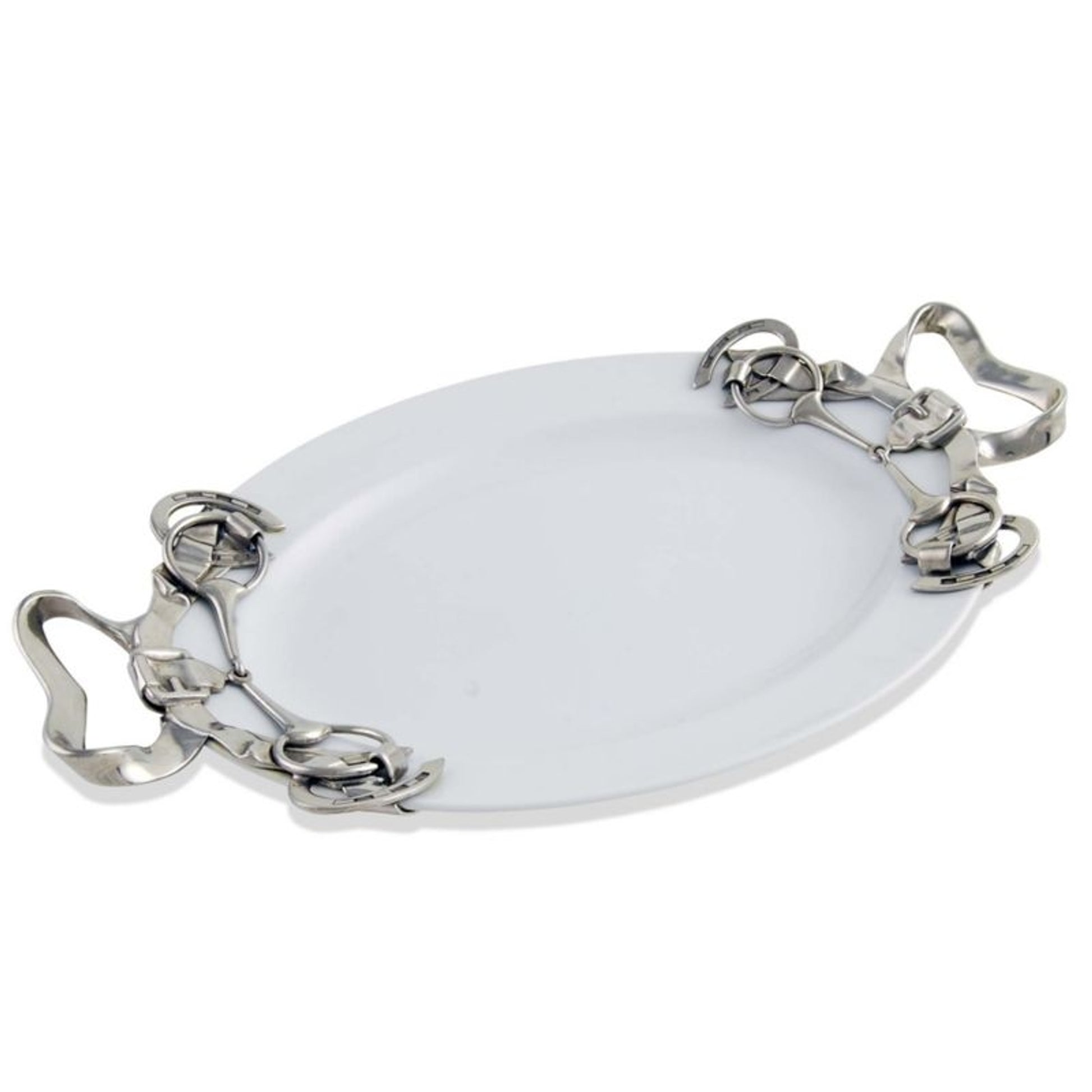 Vagabond House Equestian Stoneware Tray