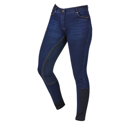 Dublin Ladies Shona Full Suede Seat Denim Breeches