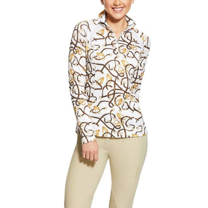 Ariat Ladies Sunstopper 2.0 1/4 Zip Baselayer Shirt