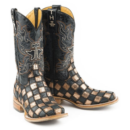 Tin Haul Ladies Removeable Insole Boots - Ooh La La With Full of Color Sole