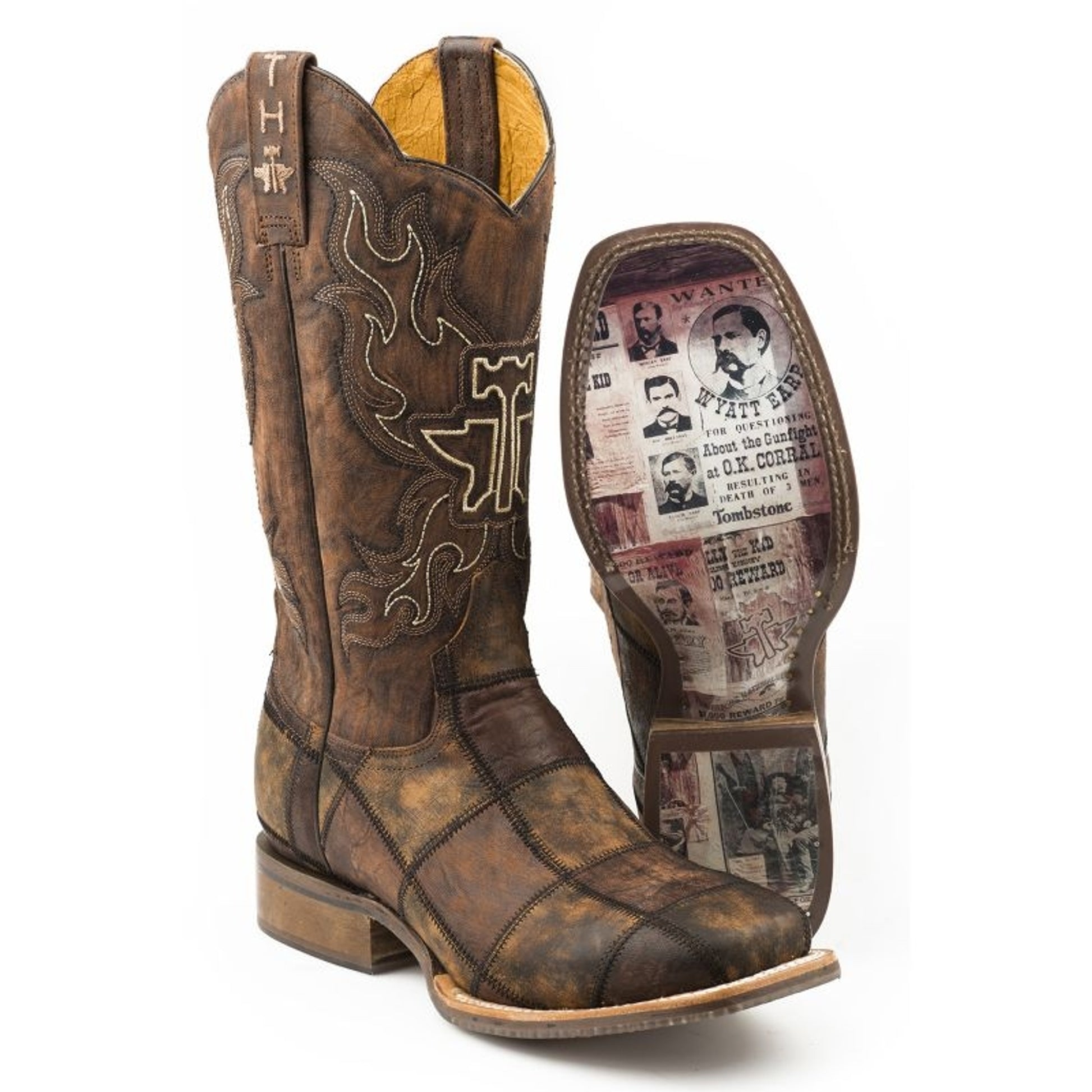 Tin Haul Mens Dead or Alive Boots 11.5D
