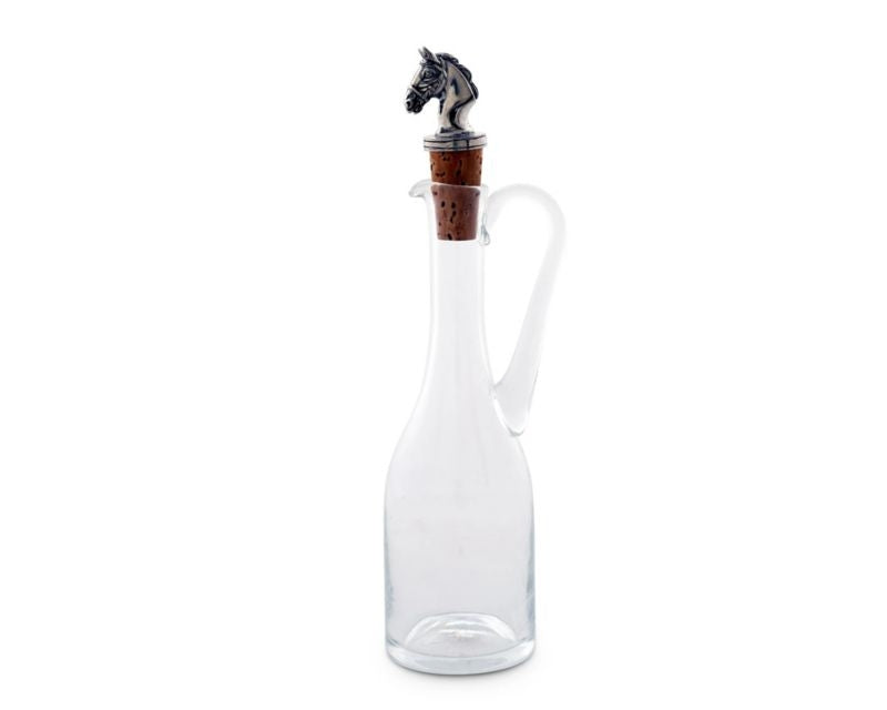 Vagabond House Cruet Bottle with Horse Head Stopper