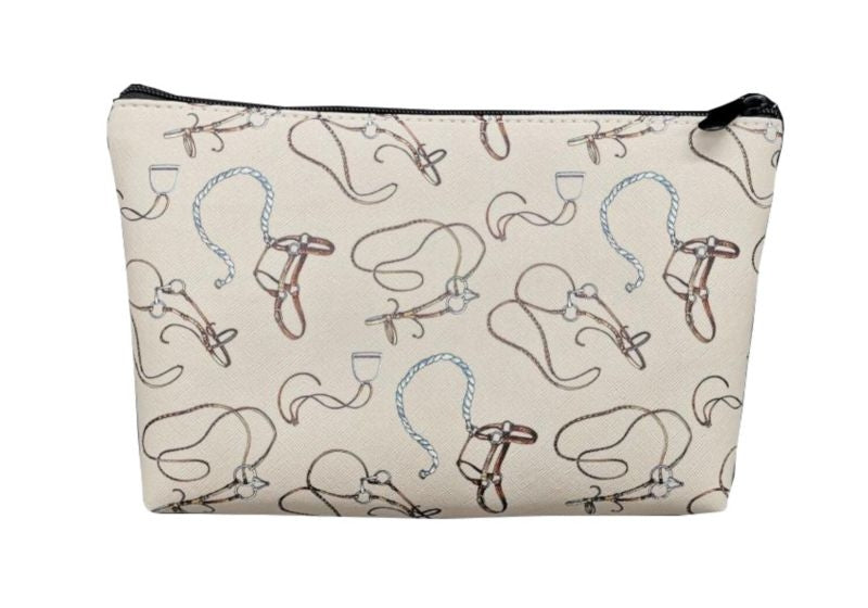 AWST Int'l "Lila" Bridles n' Things Cosmetic Pouch