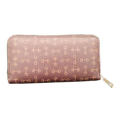 AWST Int'l "Lila" Snaffle Bit Clutch Wallet