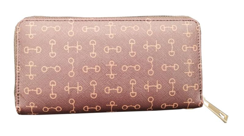 AWST Int'l "Lila" Snaffle Bit Clutch Wallet