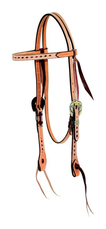 Cowboy Tack Roughout Vegas Browband Headstall