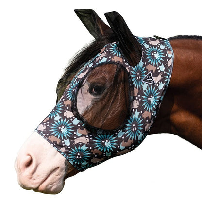 Prof Choice Comfort Fit Lycra Fly Mask - Prints