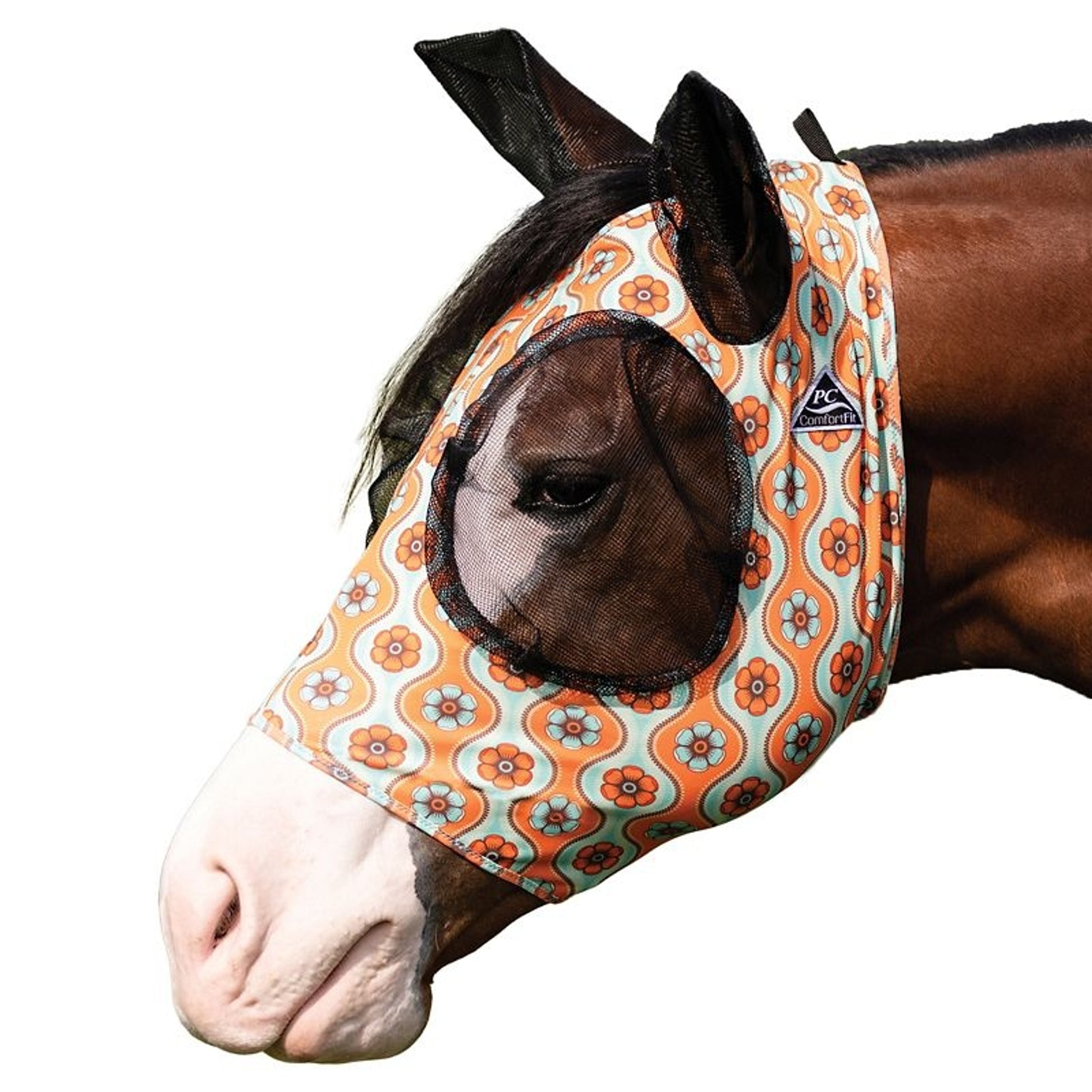 Prof Choice Comfort Fit Lycra Fly Mask - Prints
