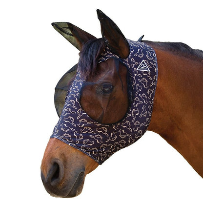 Prof Choice Comfort Fit Lycra Fly Mask - Prints