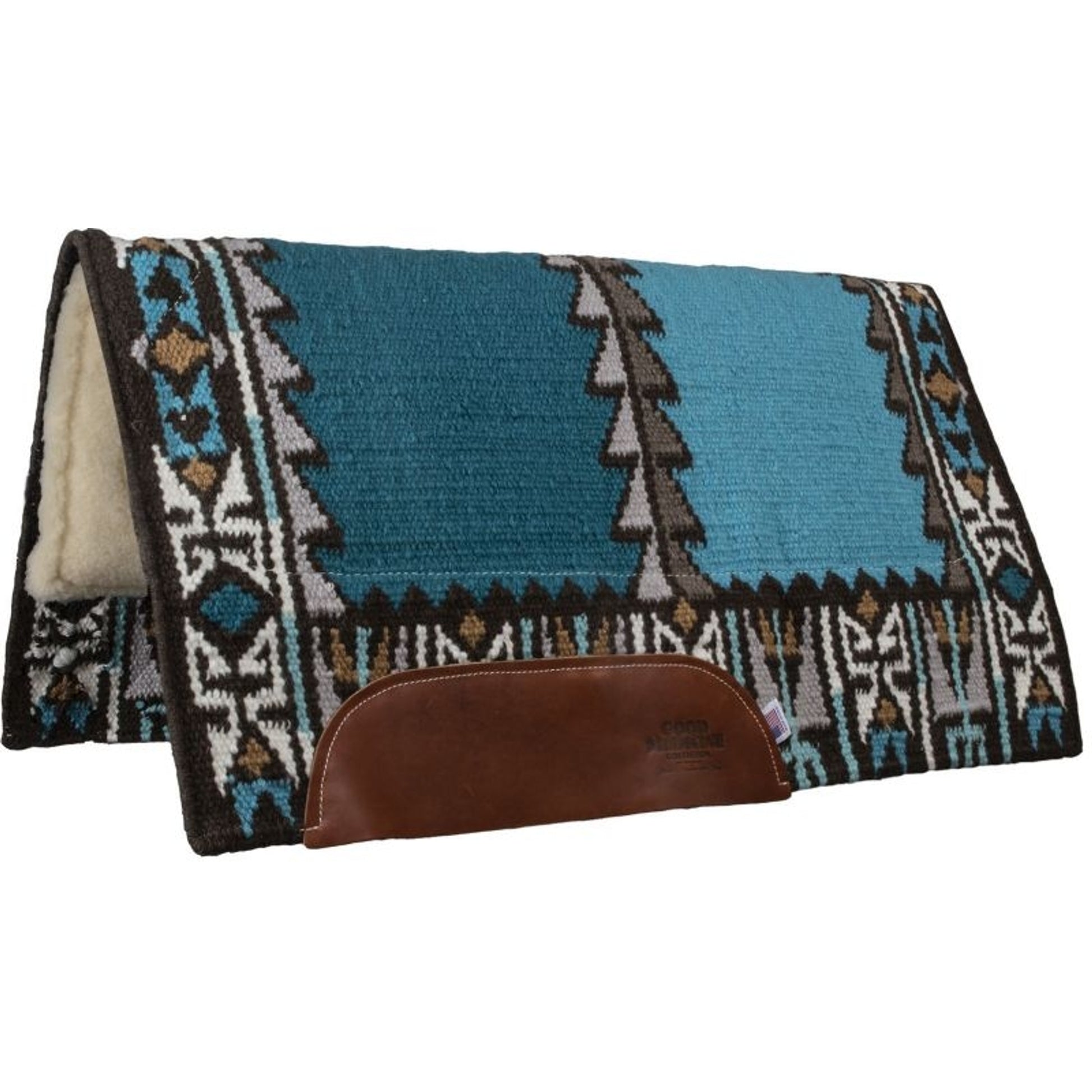 Mustang Good Medicine No Fear Fleece Pad Turquoise