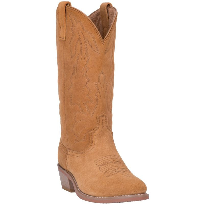 Laredo Mens Drew Round Toe Boots 8 EE Brown
