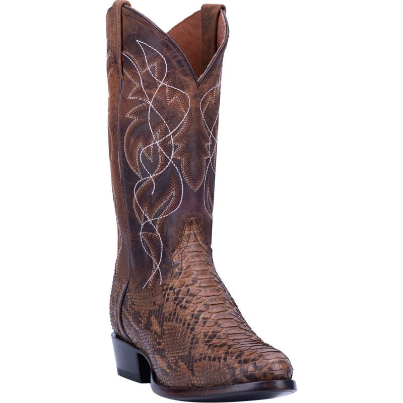 Dan Post Mens Manning Rnd Toe Boots 9 D Brown