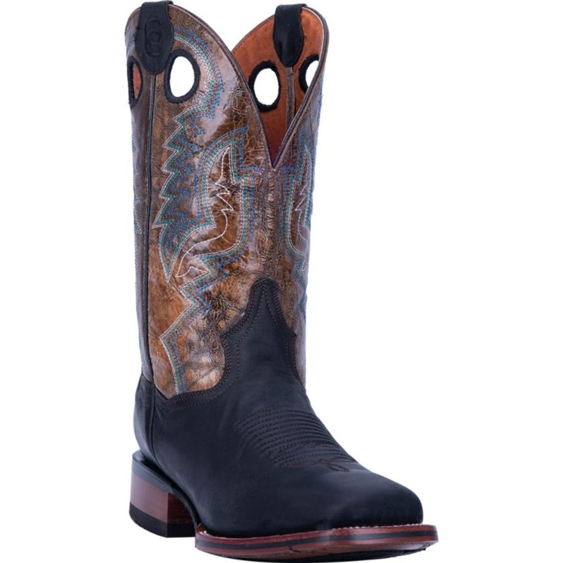 Dan Post Mens Deuce Square Toe Boots 16 D Black