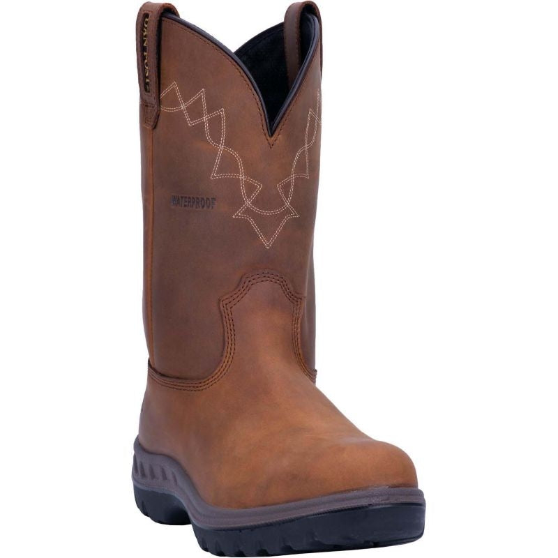 Dan Post Mens Cummins Steel WP Boots 7 D Tan