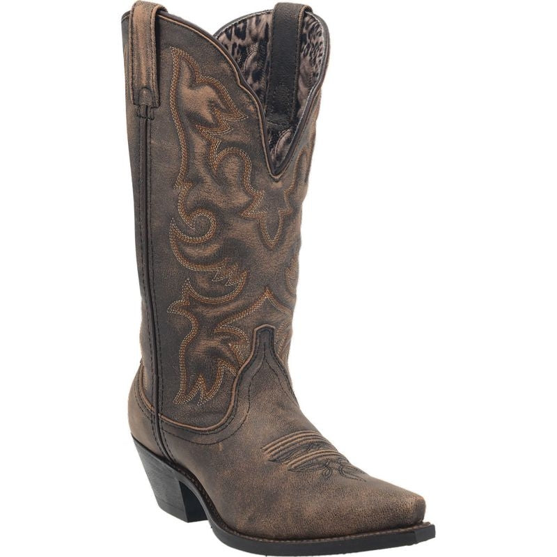 Laredo Ladies Access Snip Toe Boots 10 B Black