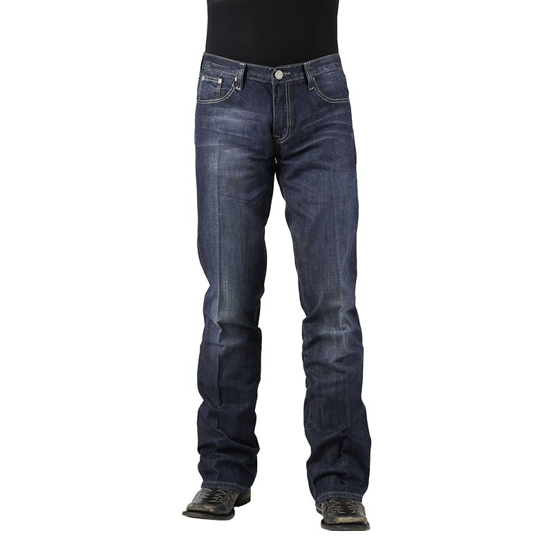 Stetson Mens 1014 Rocks Fit Collection Sand Blasted Jean