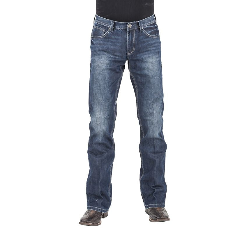 Stetson Mens V-Seaming Heavy Stitch Jeans 27x32