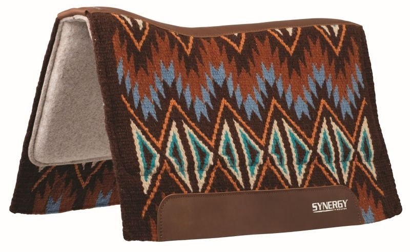 Weaver Synergy Contoured Performance Saddle Pad with Wool Blend Felt Liner