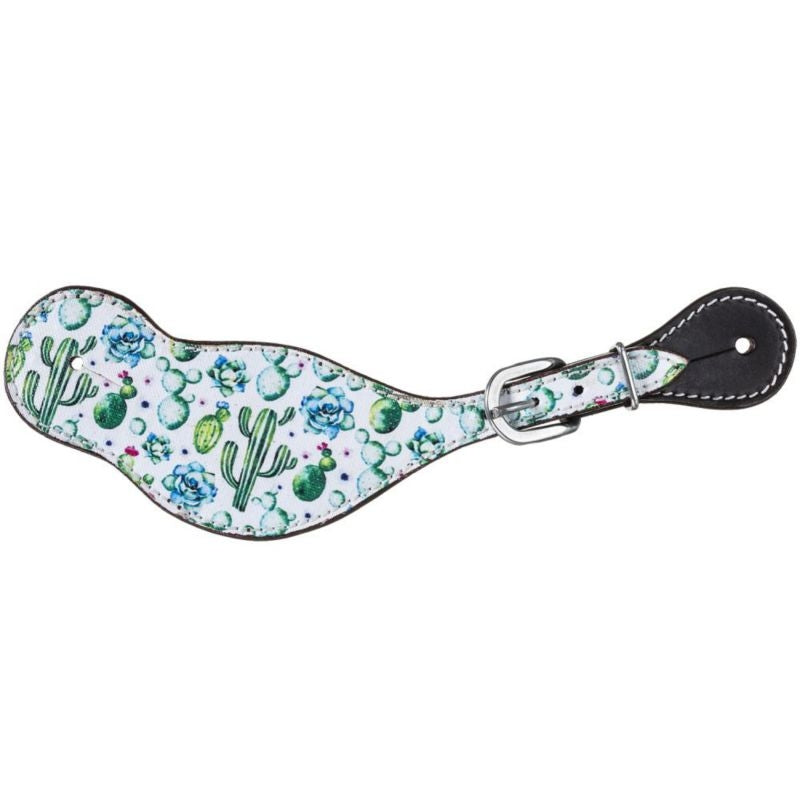 Tough1 Ladies Cactus Print Spur Straps