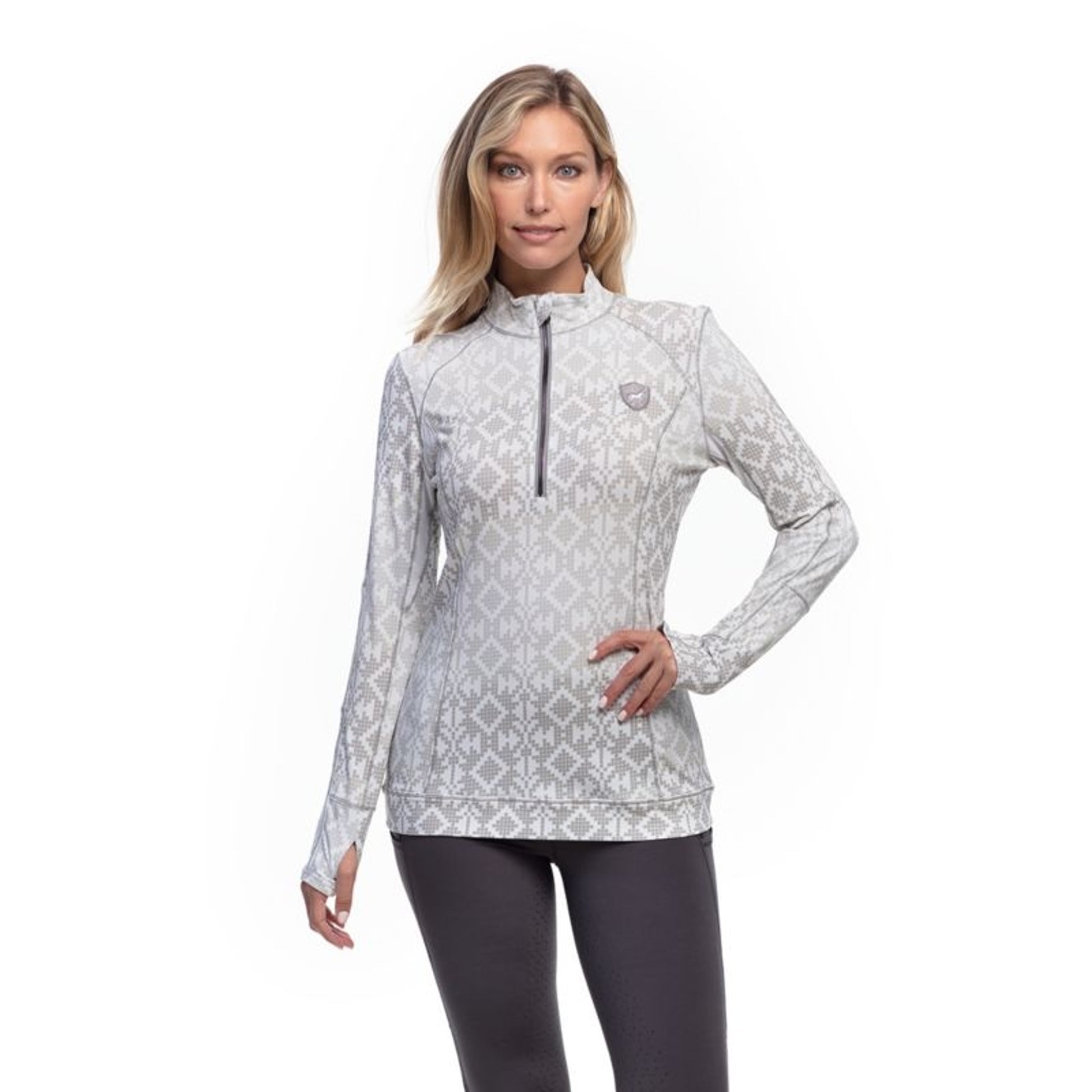 Goode Rider Glam Sport Shirt XL Gray Flake