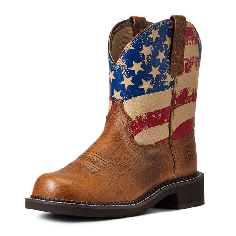Ariat Ladies Fat Heritage Patriot Boots
