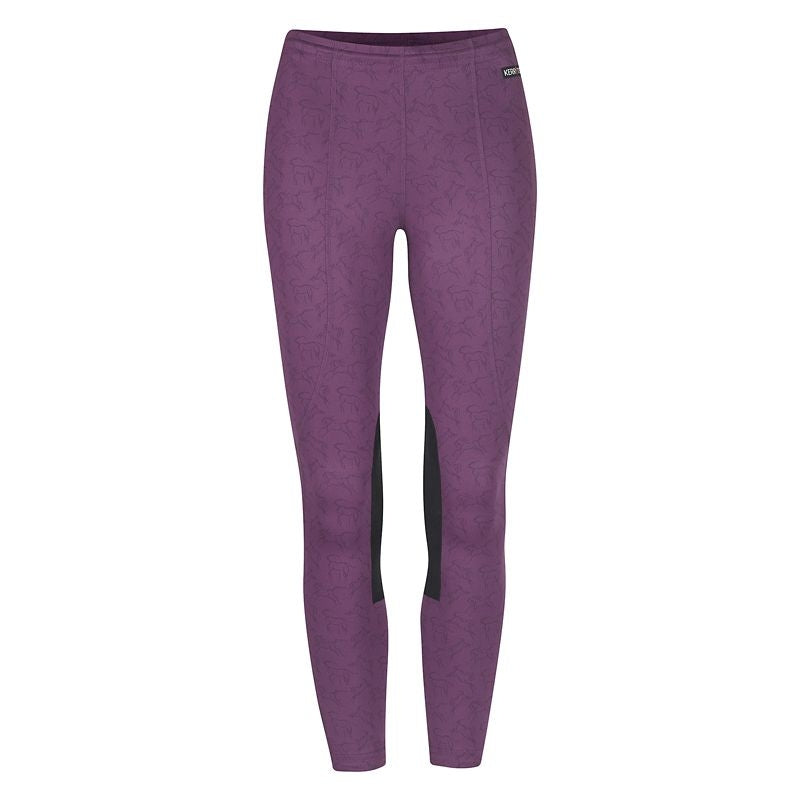 Kerrits Kids Performance Tight L Purple Whinnies