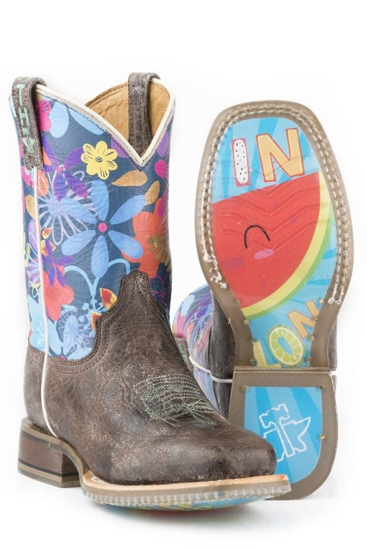 Tin Haul Little Kids Bloomin Flowers Boots 10