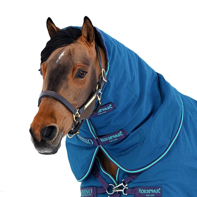 Rhino Turnout Hood 150g L Navy/Gray/Blue