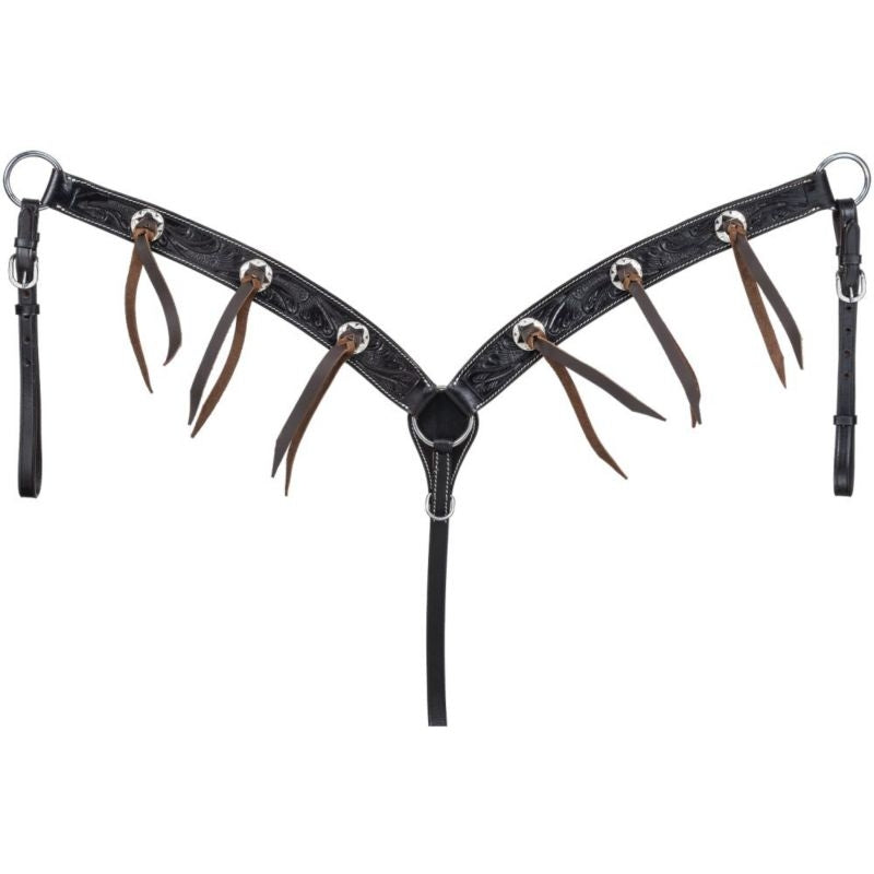 Tough1 Clifton Breast Collar with Conchos