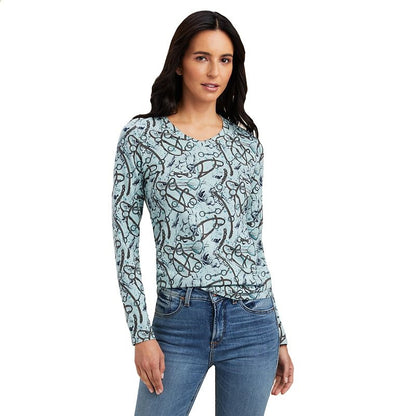 Ariat Ladies Melange Print T-Shirt