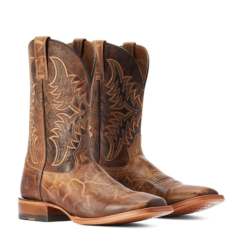 Ariat Mens Point Ryder Boots 9.5 D Dry Creek Tan