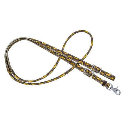 Tough1 Tooled Nylon Rolled Reins