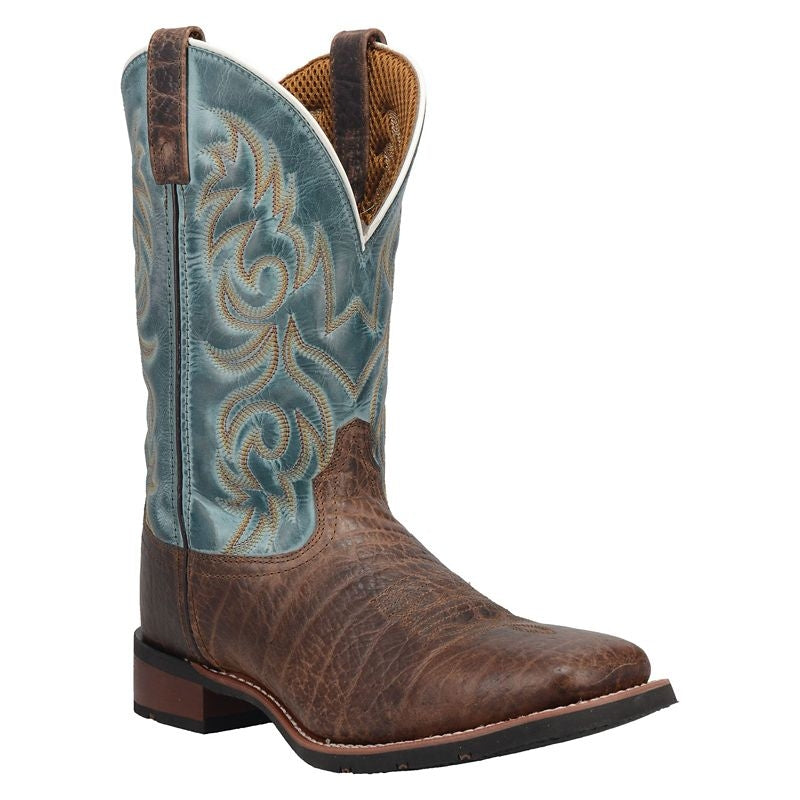 Laredo Mens Bisbee Square Toe Boots 11.5 EE Blue