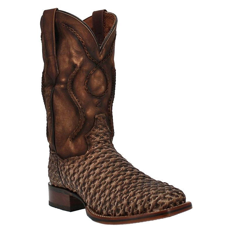 Dan Post Mens Stanley Square Toe Boots 11 D Tan