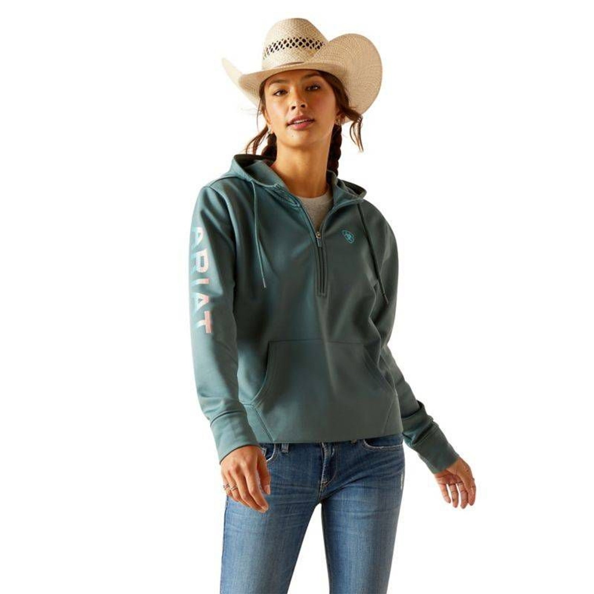 Ariat Ladies 1/2 Zip Tek Hoodie