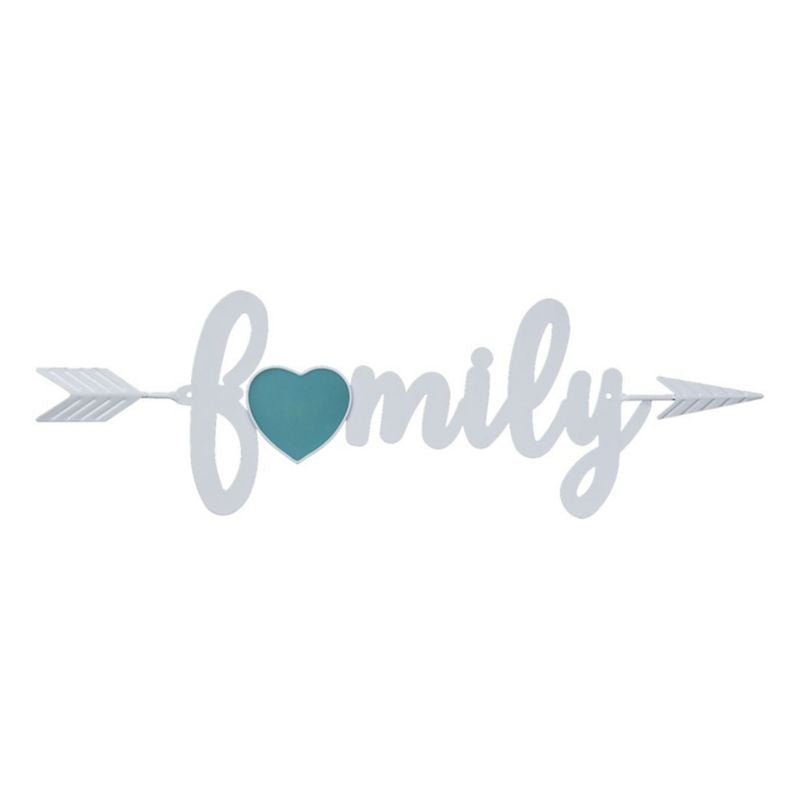 Tough1 Family Arrow Metal Wall Sign