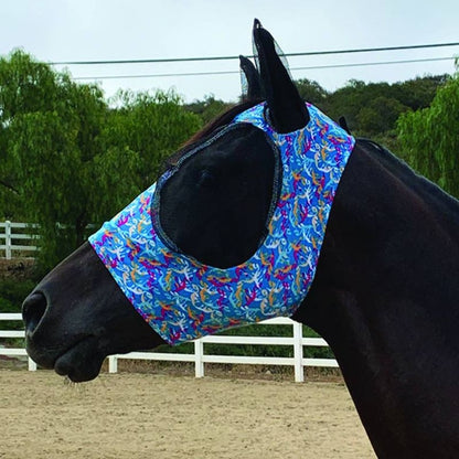 Prof Choice Comfort Fit Lycra Fly Mask - Prints
