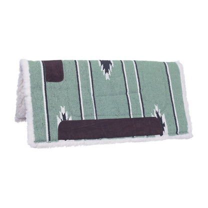 Tough1 Square Saddle Pad/Fleece Bottom