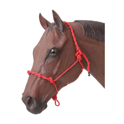 Tough1 Knotted Rope Halter with Twisted Crown