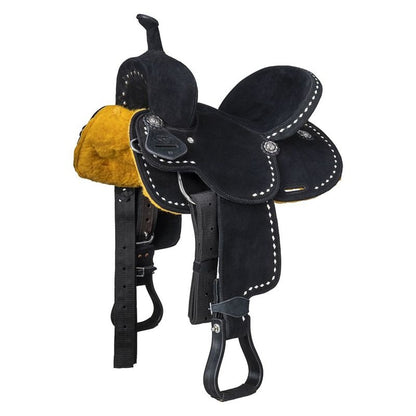 King Series Stratford Suede Barrel Saddle