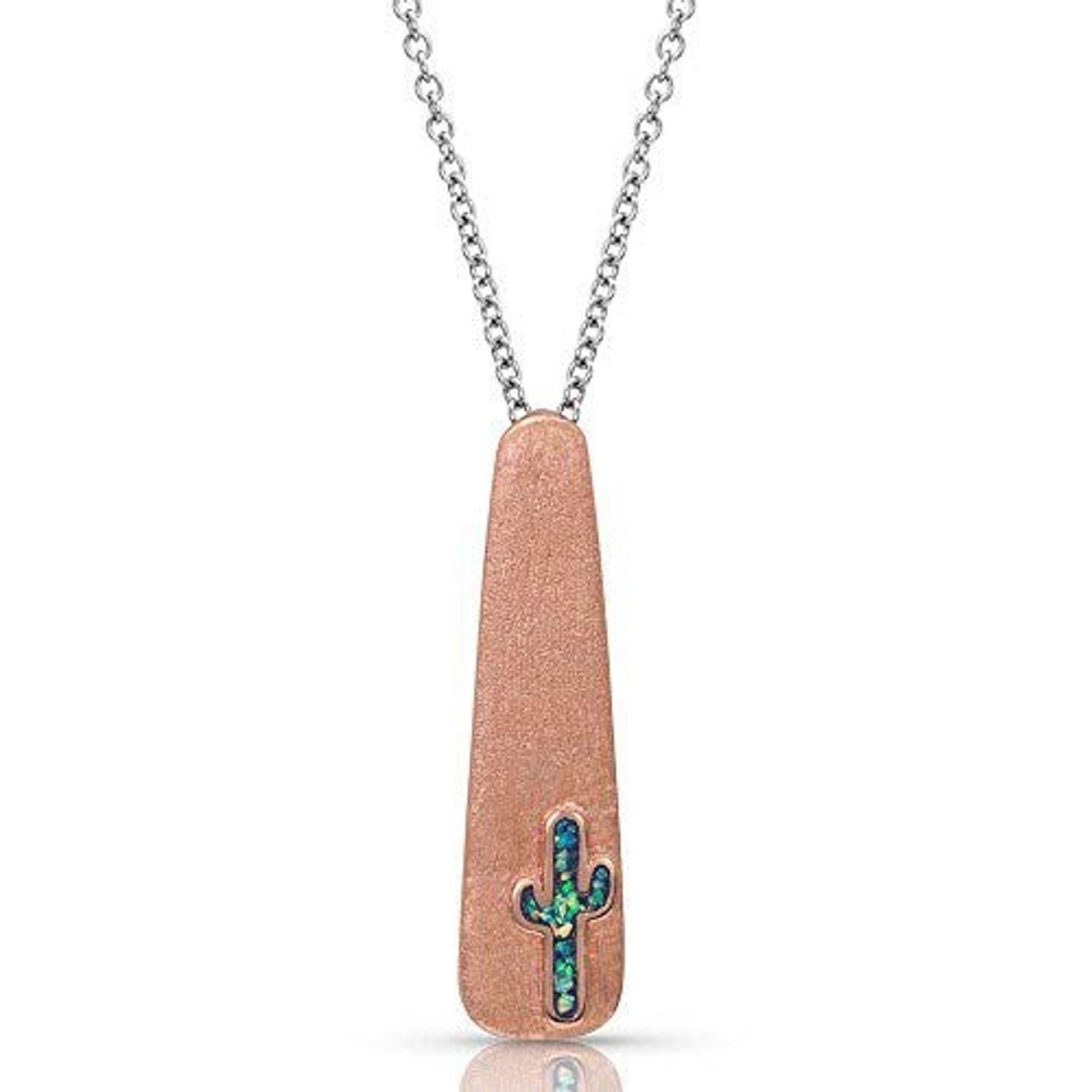 Montana Silversmiths Desert Sun Necklace with Cactus