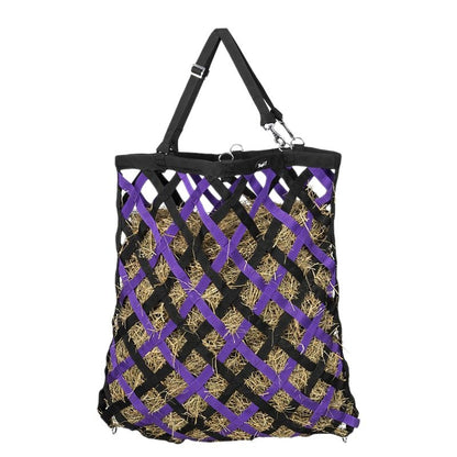 Tough1 Slow Feed Web Hay Feeder Diamond Purple