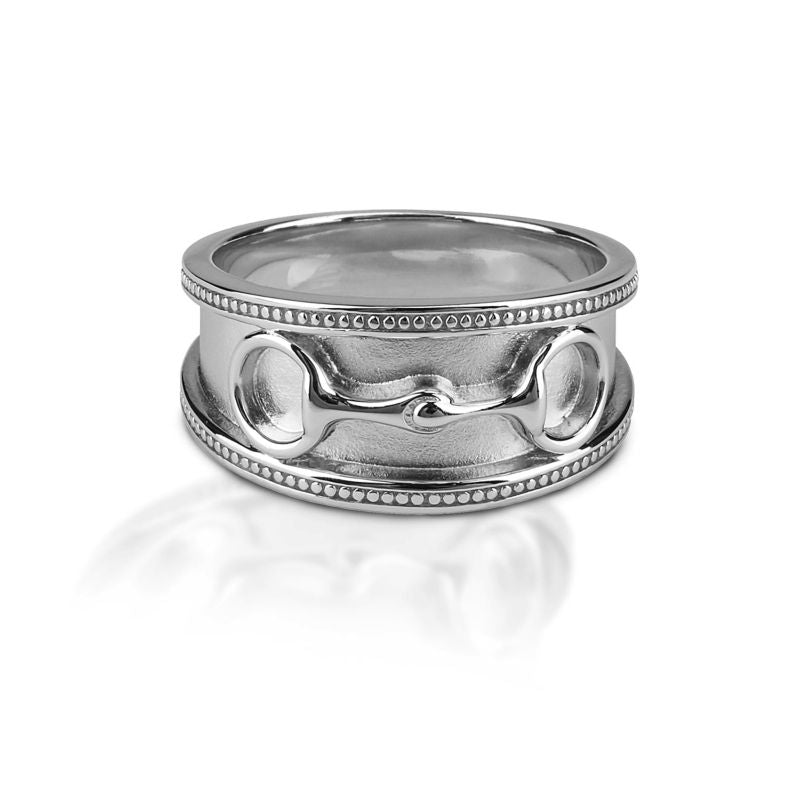 Kelly Herd Wide Band Eggbutt Bit Ring