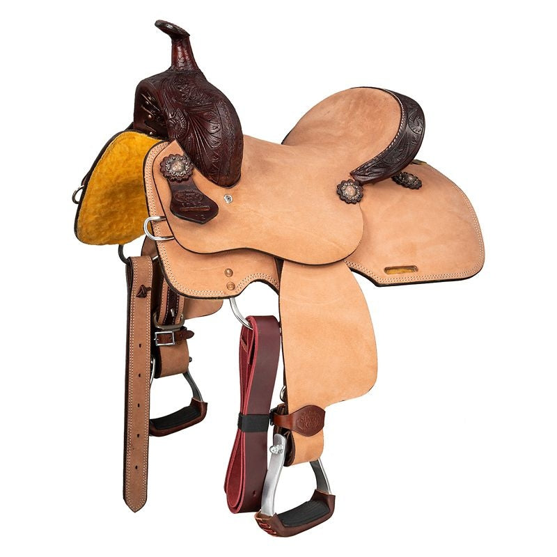 Silver Royal Youth Brooks Barrel Saddle Package