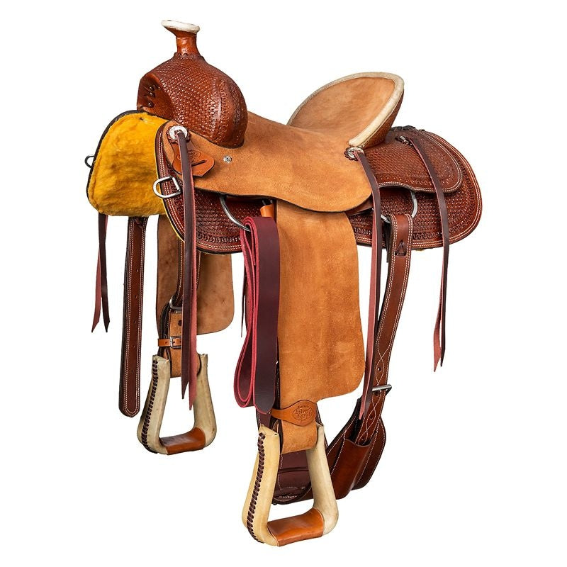 Silver Royal Bodie Hard Seat Ranch Saddle Package