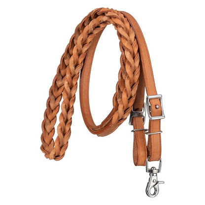 Royal King Braided Leather Roping Reins