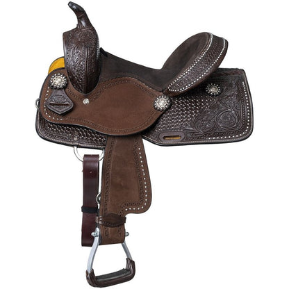 Silver Royal Jackpot Barrel Saddle